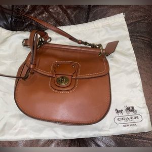Coach Brown Small Tote Bag - never used
